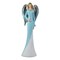 Northlight 6.5" Blue and White Tabletop Angel Figurine Holding a Star